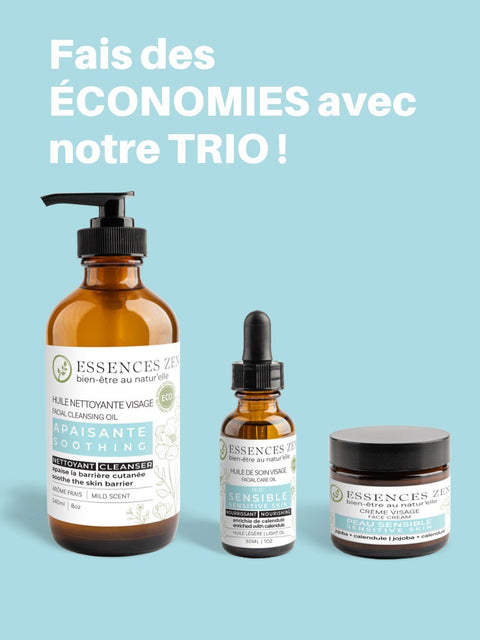 Les essentiels pour Peaux Sensibles - Essences Zen