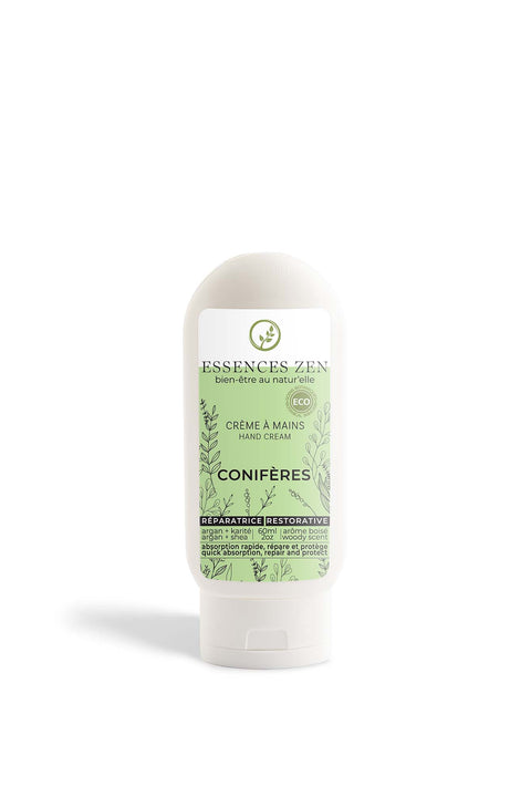 Crème à mains - Conifères - 60ml - En tube - Essences Zen