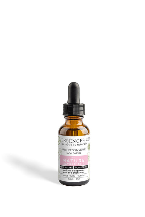 Huile visage - Peau mature - 30ml - Essences Zen