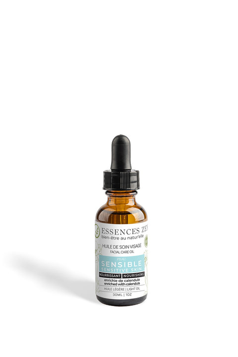 Huile visage - Peau sensible - 30ml - Essences Zen