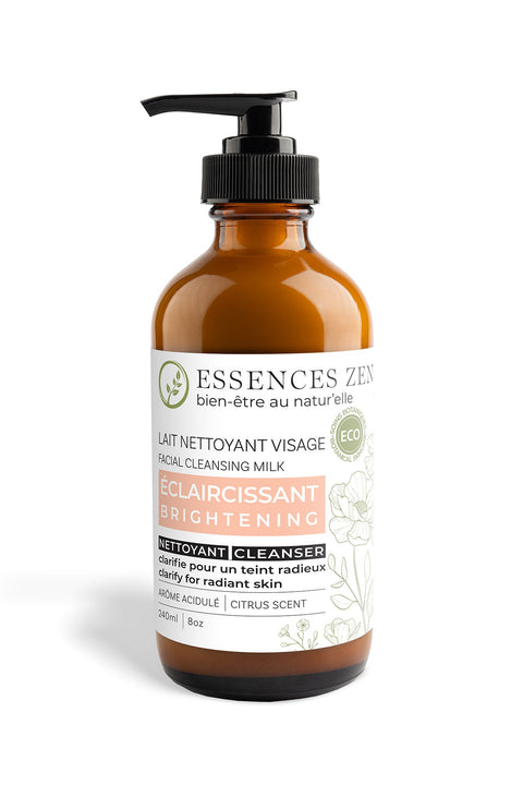 Lait nettoyant - L'éclaircissant - 240ml - Essences Zen