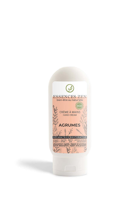 Crème à mains - Agrumes - 60ml - En tube - Essences Zen